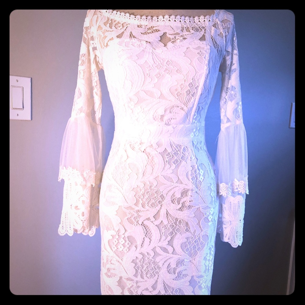 NWT White Lace Dress